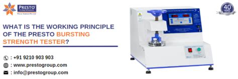 Bursting Strength Tester service|bursting strength tester principle.